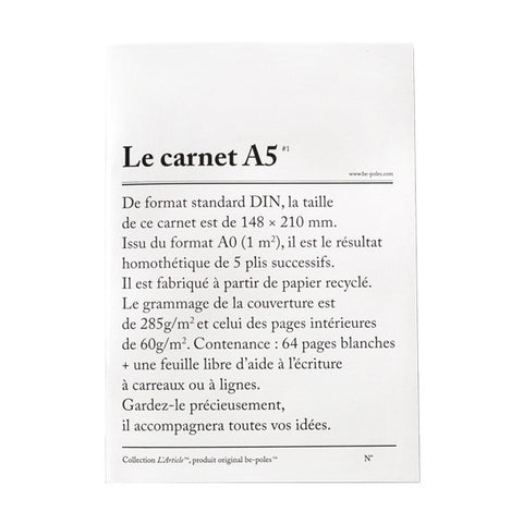 Le Carnet A5