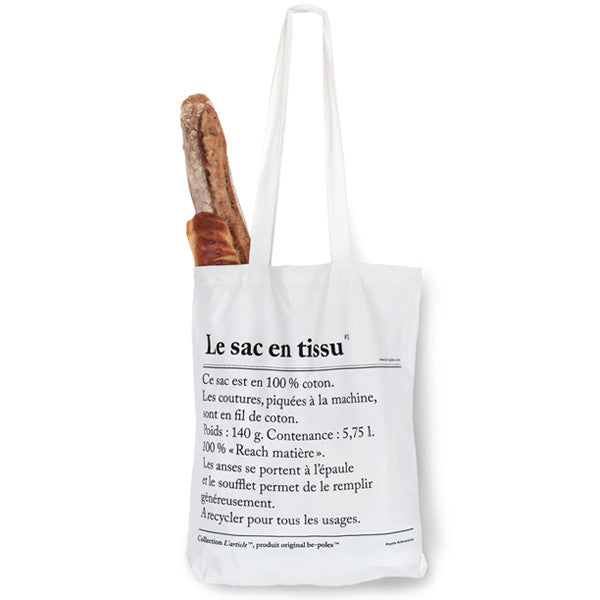 Sac en tissu clearance coton